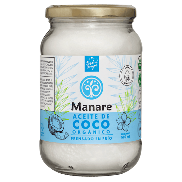 ACEITE DE COCO ORGÁNICO MANARE (500ML)