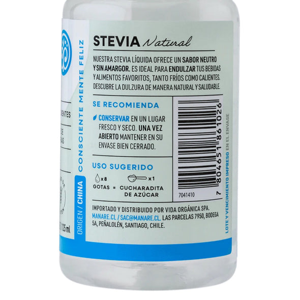 STEVIA LÍQUIDA MANARE (125mL)