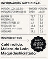 CAFÉ MOLIDO MUSH MORE  MAQUI-MELENA DE LEÓN (250 gr)